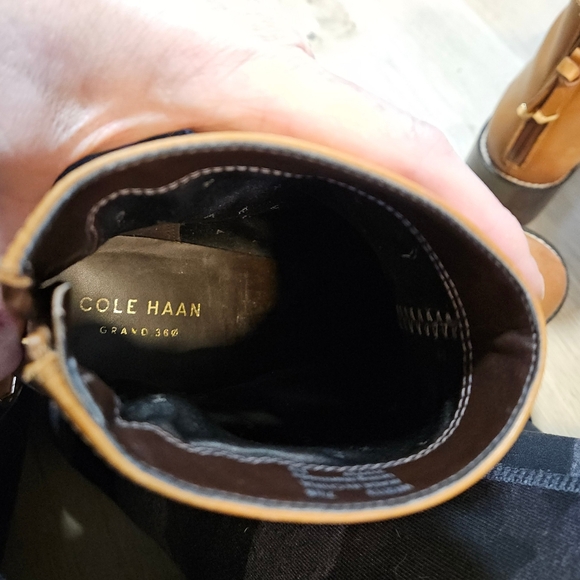 Cole Haan Winnie Grand 360 cognac Leather ankle bootie waterproof 7.5 - Picture 8 of 8